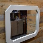 Spiegel Met Witte Eikenhouten Lijst thumbnail 2