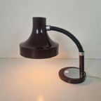 Grote Vintage Donker Paarse Space Ace Bureau Lamp. thumbnail 2