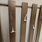 Vintage Wand Kapstok Pastoe Stijl Braakman Wenge Hout thumbnail 5