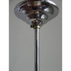 Art Deco Hanglamp Met Kubus Vormige Beige Bol thumbnail 10