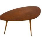 Vintage Salontafel Coffee Table Jaren 60 Conische Poten thumbnail 2