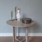 Brocante Vintage Landelijke Eikenhouten Witte Eettafel Tafel thumbnail 25