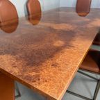 Vintage Design Regency Eettafel + 6 Stoelen – Belgochrom thumbnail 9