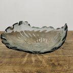 Grote Vintage Schaal Italiaans Glas, Fruitschaal thumbnail 10