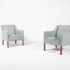 Set Of Two Danish Modern Club Chairs From Einar Larsen, 1950’S thumbnail 2