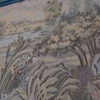 Antieke Italiaanse Gobelin In Metalen Lijst thumbnail 13