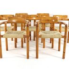 Set 7 Stoelen In Stijl Van Daumelier Vintage thumbnail 11