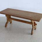 Vintage Eiken Salontafel | Tafel | Jaren 50 | Deens thumbnail 3