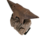 19th Century Blacksmith's Anvil On The Original Tree Stump Pedestal thumbnail 4