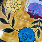Set Van 3 Vintage Nesting Tables / Tegeltafeltjes thumbnail 5