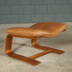 ‘kroken’ Fauteuil Met Hocker – Ake Fribyter – Nelo Möbel – Jaren 70 thumbnail 3