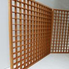 Vintage Scandinavische Houten Traliewerk Plafondplaten/ Traliepanelen, 1970S thumbnail 2