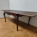 Vintage Antieke Landelijke Eettafel Eetkamertafel Tafel Uitschuifbaar 508 thumbnail 7