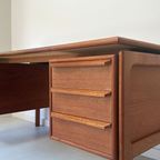 Vintage Teak Houten Bureau thumbnail 9