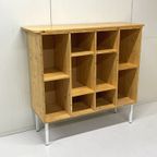 Vintage School Vakkenkast Roomdivider Boekenkast thumbnail 4