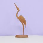 Houten Beeldje Watervogel thumbnail 4
