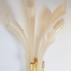 Vintage Fireworks Wandlamp Barovier & Toso Murano Goud '70 thumbnail 8