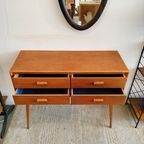 Vintage Jaren '60 Sideboard, Sidetable, Ladekast(je) thumbnail 4
