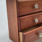 Vintage Houten Art Deco Kastje Medicijnkastje Hout thumbnail 11