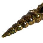 Franse Mid-century Majolica Schelp Sculptuur Keramiek 1950’s thumbnail 8