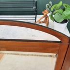 Antieke Art Deco Spiegel Xl Houten Badkamerspiegel Jr 20 thumbnail 9