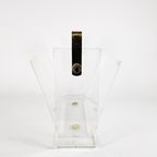 Magazine Holder - Design David Lange - Lucite - Messing - Plexiglas - Frankrijk - 70'S | Kerst thumbnail 6