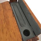 Vintage Zweeds Schoolmeubel, Schoolbankje thumbnail 4