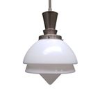 Art Deco Stijl Hanglamp Naar Ontwerp Van Gispen En Uitgevoerd Door Giso, Eind 20E Eeuw. thumbnail 4