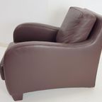 Fauteuil Musa Design Leer Modern Lounge Chair Leder Italië thumbnail 9