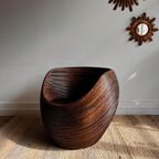 Gabrielle Crespi Rotan Fauteuil Mid Century Vintage thumbnail 7
