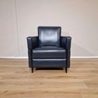 2X Gm Fauteuil - Blauw/Zwart - Leder - Design thumbnail 7