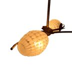 Frans Design Hanglamp Met Glas, Jaren 60 thumbnail 6