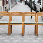 4 Musterring Massief Eikenhouten Stoelen, 1970 thumbnail 2
