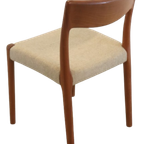 Set 4 Deense Vintage Eetkamerstoelen Stoelen thumbnail 10