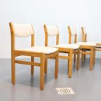 Set Van 4 Vintage Deense Eetkamerstoelen F.D.B Møbler thumbnail 6