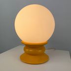 Temde Leuchten Yellow And White Glass Table Lamp Type 1 / 1970 thumbnail 7