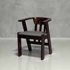 Brutalist Eettafelstoelen Vintage Eetkamerstoelen Prijs P/St thumbnail 5