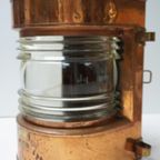 Antieke Navigatielantaarn, Scheepslamp, Scheepslantaarn Ahlemann Schlatter Bremen thumbnail 2