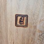 Salontafel, Wagondeur Eiken, Aluminium Frame thumbnail 7