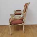 Brocante Vintage Gobelin Queen Ann Stoeltje, Fauteuiltje 03 thumbnail 11