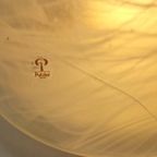 Vintage Peill & Putzler Plafondlamp Frosted Glas Lamp ´60 thumbnail 3