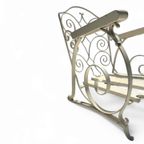 Old Forged / Wrought Iron Chair 1920S thumbnail 4
