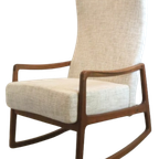 Ole Wanscher France & Son Fauteuil Schommelstoel 'ulfborg' Vintage thumbnail 6