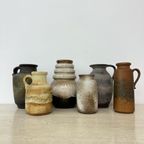 Set Of 6 Scheurich West Germany Vases , 1970S thumbnail 3