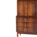 Erling Torvits Voor Klim Møbelfabrik Palissander Secretaire Bureau Kast Vintage Deens thumbnail 14