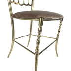 Italian Design - Chiavari Chair - High Chair - Messing - Italie - 1950's thumbnail 8