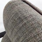 Artifort Draaifauteuil Grijs Bruin F154 Vintage Bureaustoel thumbnail 9