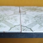 Vintage Smeedijzeren Mimiset, Nesting Tables Met Tegeltjes thumbnail 8