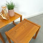 Teak Vintage Bijzettafel Set thumbnail 9