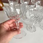 Set Van Negen Loodkristallen Champagne Coupes thumbnail 3